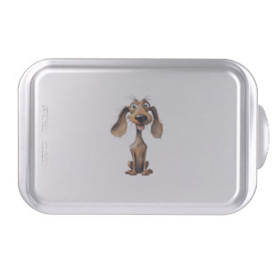 Cute Cartoon Dog Breed Art Collection Cake Pan