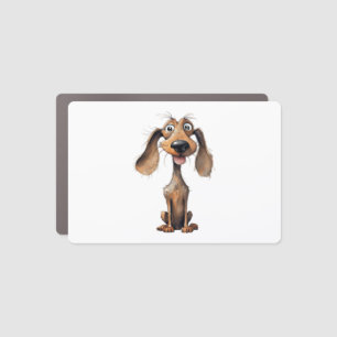 Cute Cartoon Dog Breed Art Collection Car Magnet