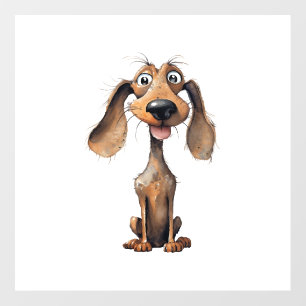 Cute Cartoon Dog Breed Art Collection Floor Decals