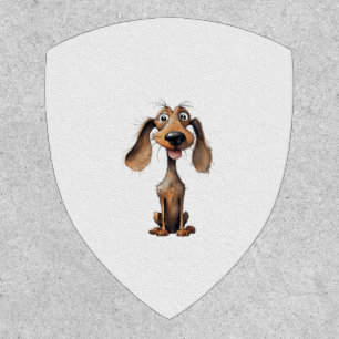 Cute Cartoon Dog Breed Art Collection  Patch