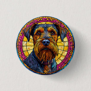 Cute cartoon Dog Button