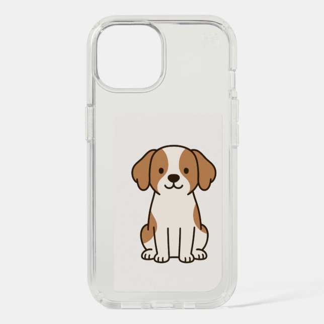 Cute Cartoon Dog iPhone Case (Front)