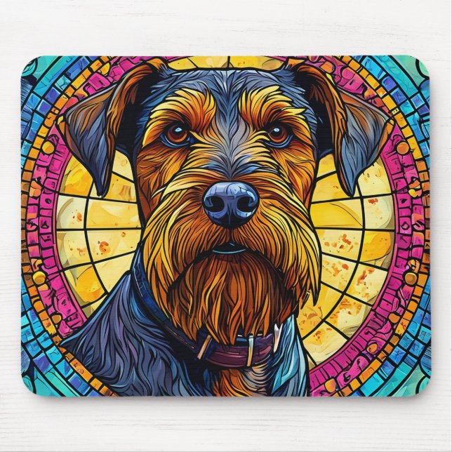 Cute cartoon Dog Mouse Pad (Front)