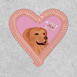 Cute Cartoon Dog Quote Patch