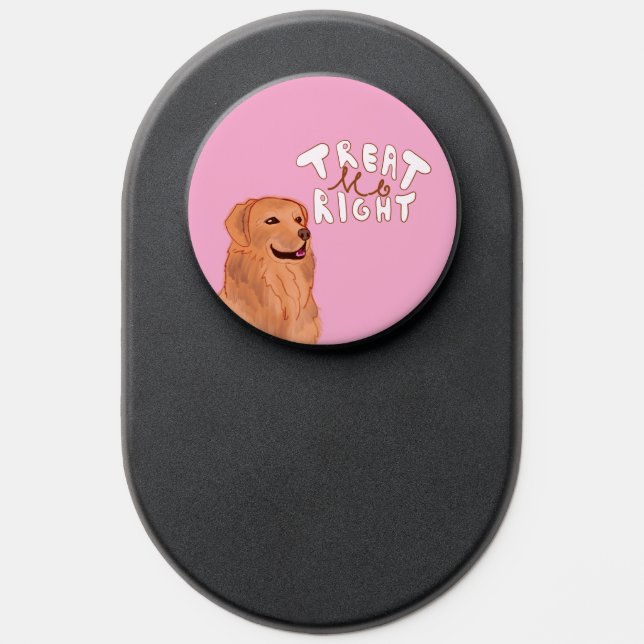 Cute Cartoon Dog Quote PopSocket (Popsocket)