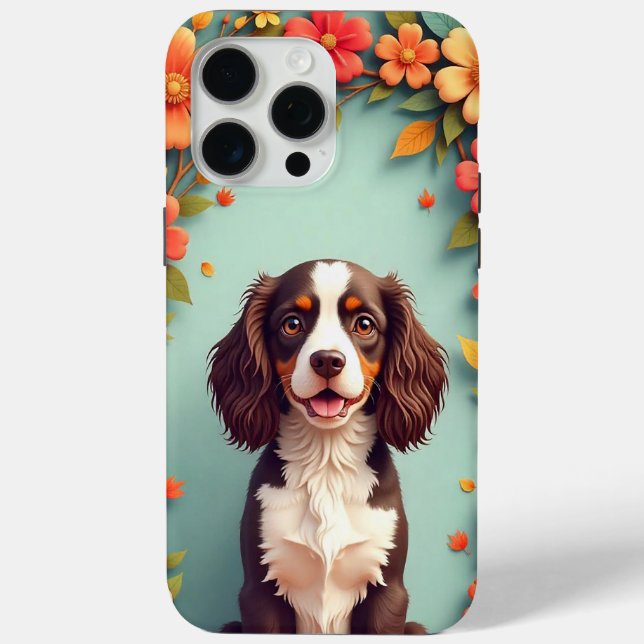 🐕 Cute Cartoon Dog with Happy Expression ✨ Fun Case-Mate iPhone Case (Back)