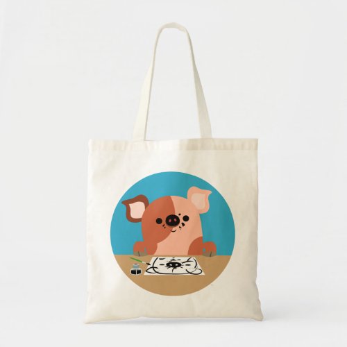 Cute Cartoon Drawing Piglet Bag