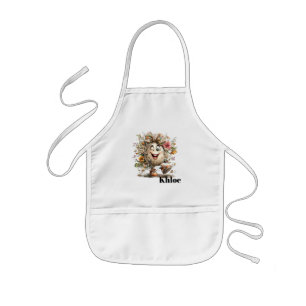 Cute Cartoon Easter Egg Design Kids' Apron