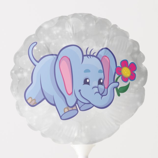 Cute cartoon elephant balloon (Front)
