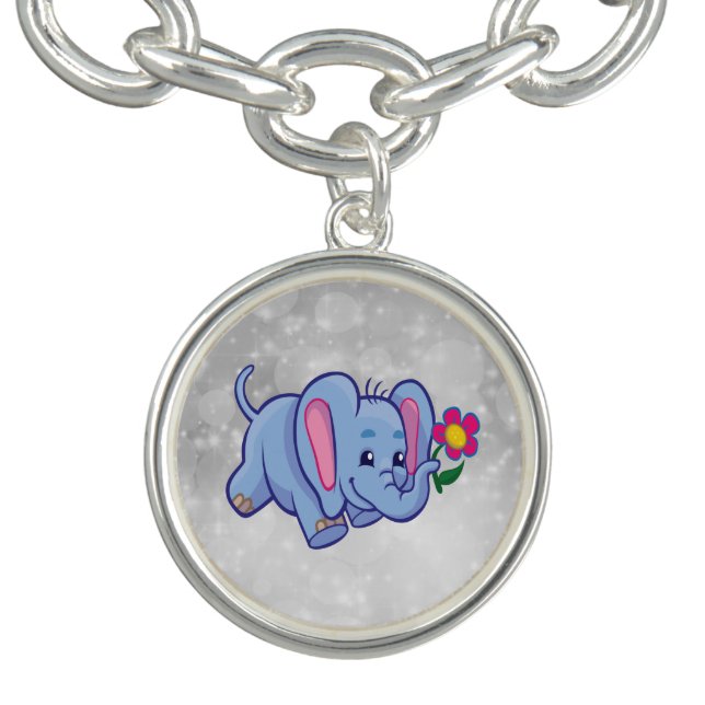 Cute cartoon elephant bracelet (Design)