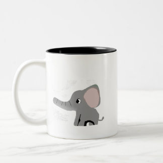 Cute Cartoon Elephant Ceramic Coffee Mug - Adorabl