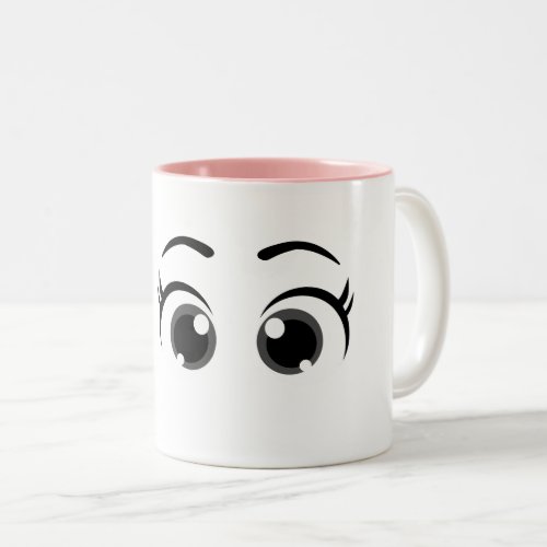 Cute Cartoon Eyes Mug