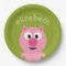 Cute Cartoon Farm Pig - Pink and Lime Green