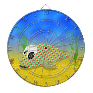 Cute Cartoon Fish Dart Board