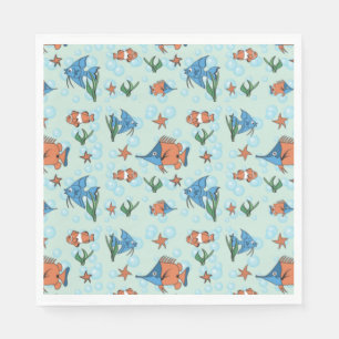 Cute Cartoon Fish Napkins