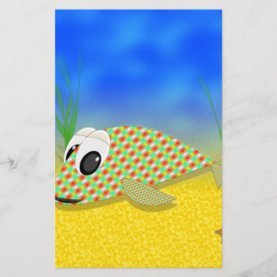 Cute Cartoon Fish Stationery