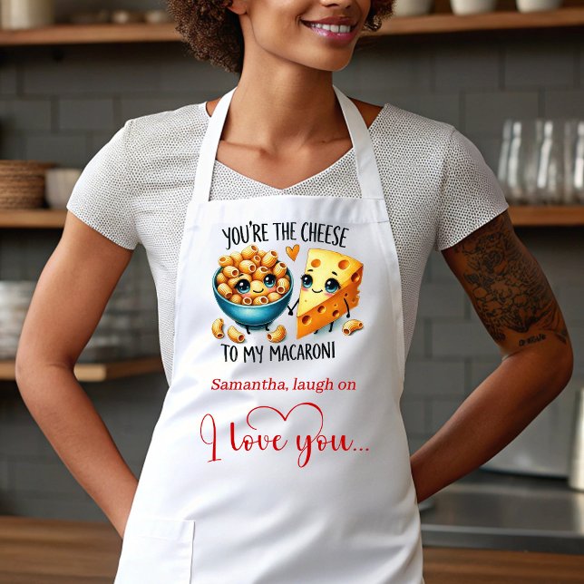 Cute Cartoon Food Custom I Love You Gift Apron (Cute Cartoon Food Custom I Love You Gift Apron)