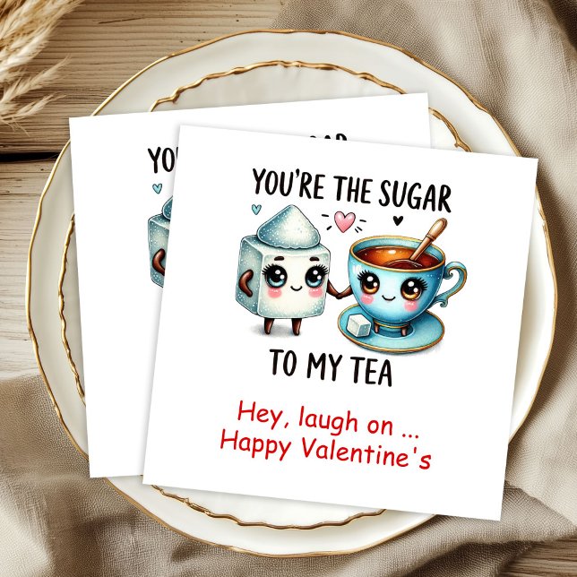 Cute Cartoon Food Custom Sweet Valentine Napkins (Cute Cartoon Food Custom Sweet Valentine Napkins)
