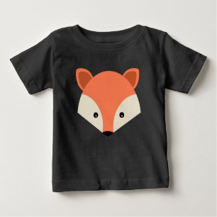 Cute Cartoon Fox Face Baby T-Shirt