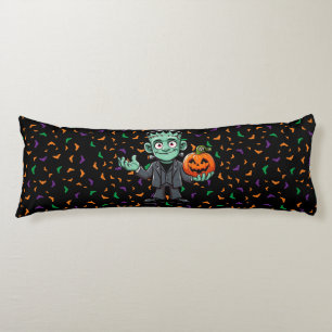 Cute, cartoon Frankenstein's monster Body Pillow