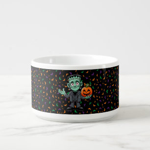 Cute, cartoon Frankenstein's monster Bowl