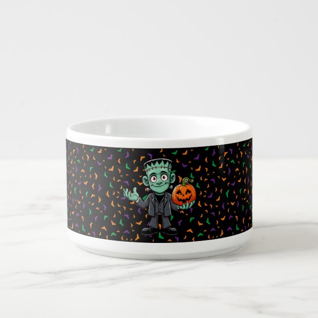 Cute, cartoon Frankenstein's monster Bowl (Center)