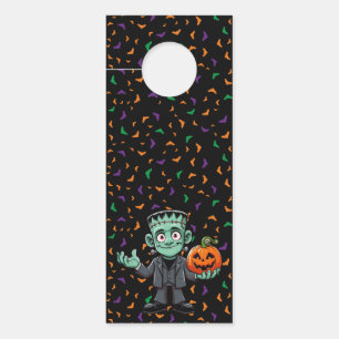 Cute, cartoon Frankenstein's monster Door Hanger