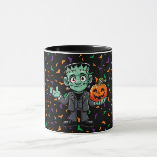 Cute, cartoon Frankenstein's monster Mug