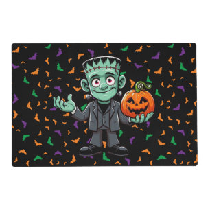 Cute, cartoon Frankenstein's monster Placemat