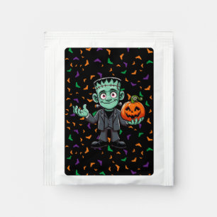 Cute, cartoon Frankenstein's monster Tea Bag Drink Mix
