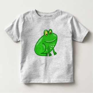 Cute Cartoon Frog Toddler T-shirt