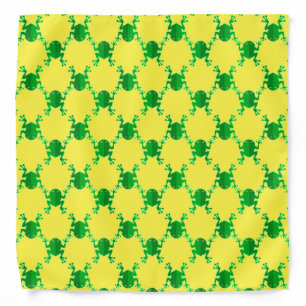 Cute Cartoon Frogs Bandana