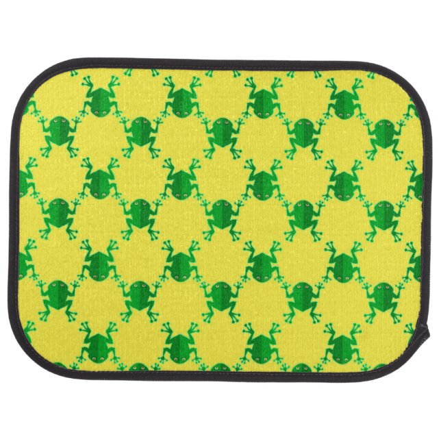 Cute Cartoon Frogs Car Mat (Rear)