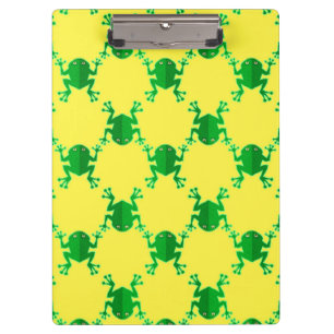 Cute Cartoon Frogs Clipboard