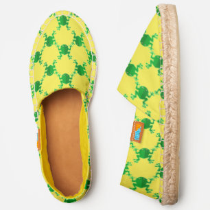 Cute Cartoon Frogs Espadrilles