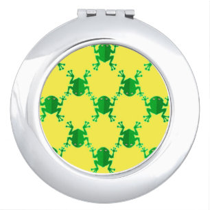 Cute Cartoon Frogs Mirror For Makeup