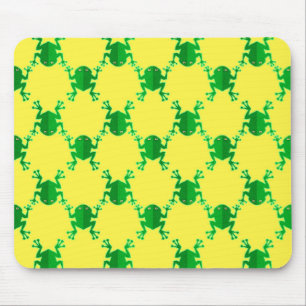Cute Cartoon Frogs Mouse Pad