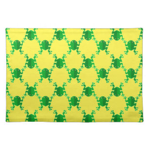 Cute Cartoon Frogs Placemat