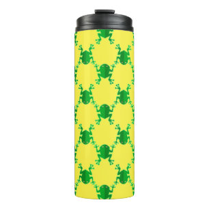 Cute Cartoon Frogs Thermal Tumbler