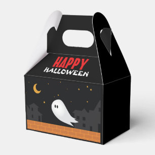 Cute cartoon ghost halloween night favor boxes