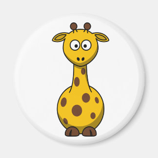 Cute Cartoon Giraffe Clipart Magnet