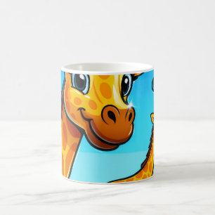 Cute Cartoon Giraffe Coffee Mug