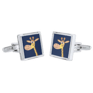 Cute Cartoon Giraffe Cufflinks
