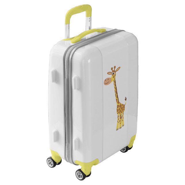 Cute Cartoon Giraffe Luggage (Rotated Left)