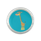 Cute Cartoon Giraffe Ring (Front)