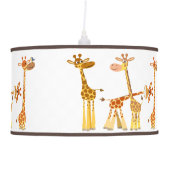 Cute Cartoon Giraffes: The Herd Pendant Lamp (Right)