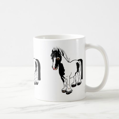 Cute cartoon girl riding horse pony cartoon gifts coffee mug