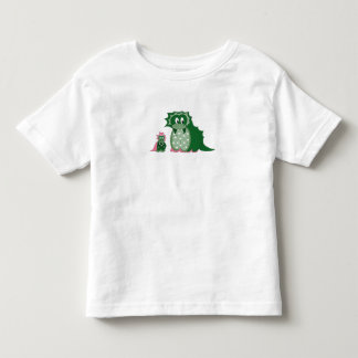 Cute Cartoon Green Dragons Toddler T-shirt