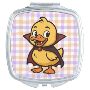 Cute cartoon Halloween duck vampire Compact Mirror