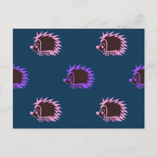 Cute Cartoon Hedgehogs